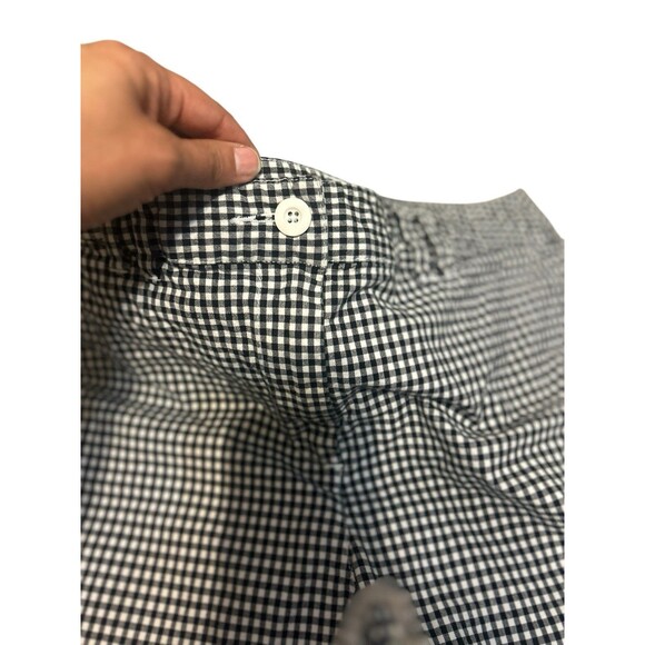 Talbots Women Chino Shorts 16 Cotton Gingham Plaid Coastal Preppy Classic Golf - Picture 3 of 9